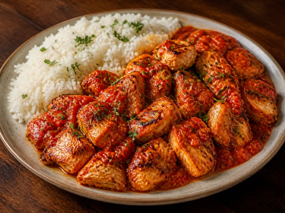 Arabiata Tavuklu Pilav
