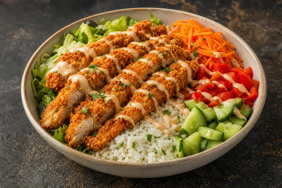 Çıtır Tavuklu Bowl