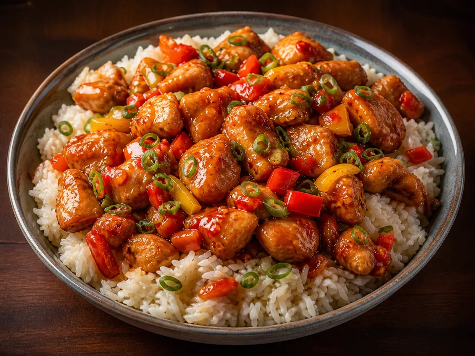 Sweetchili Tavuklu Pilav
