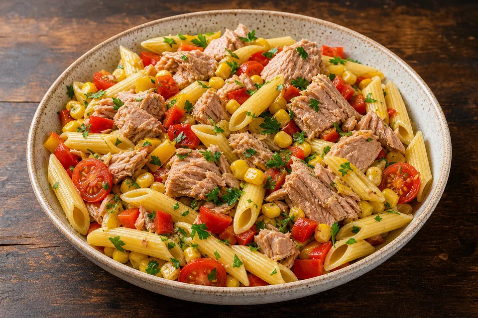 Ton Balıklı Makarnalı Bowl