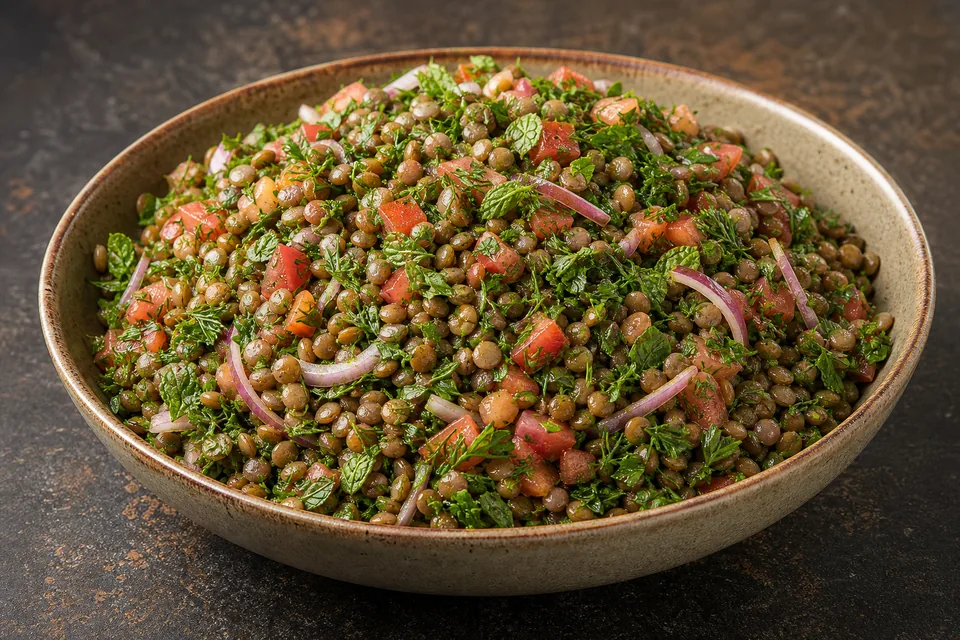 Yeşil Mercimekli Salata